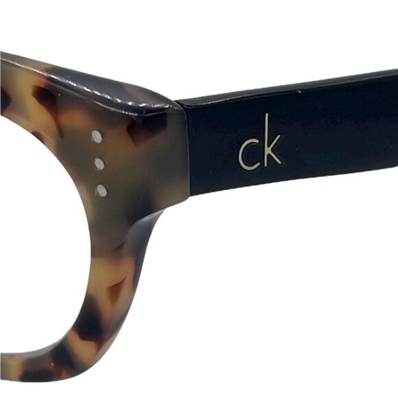 Calvin Klein Model KC5728 211 Tortoise Print with Black Arms Chunky CK - Picture 9 of 14